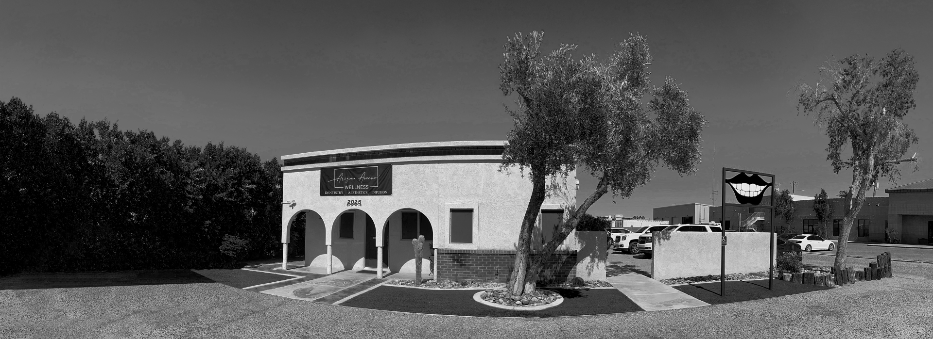 Arizona Avenue Wellness Building panoramic photo